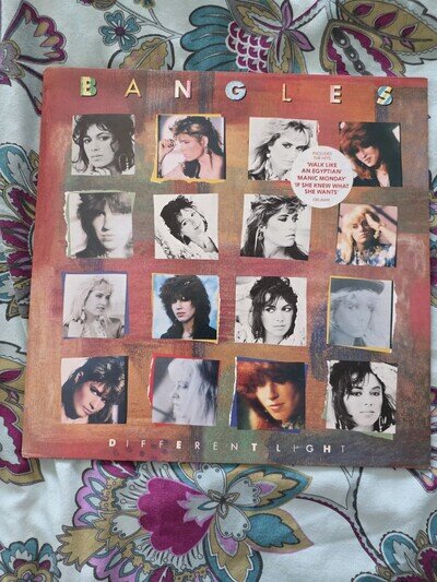 Bangles 'Different Light' 12" Vinyl LP Good Condition With Original Sleeve