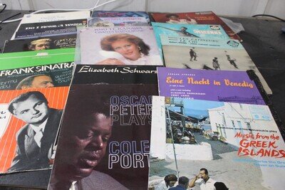 Collection Mixed Genre Vinyl Record Bundle 14 Lps Classical Jazz Frank Sinatra
