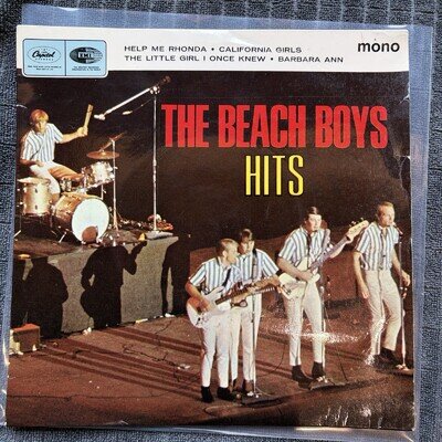 The Beach Boys - Hits EP, UK 1965, Capitol EAP1-20781. VG+