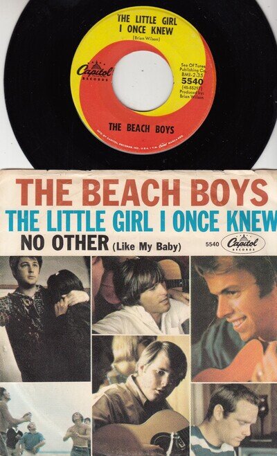THE BEACH BOYS *THE LITTLE GIRL I ONCE KNEW* 1965 US CAPITOL SURF ROCK