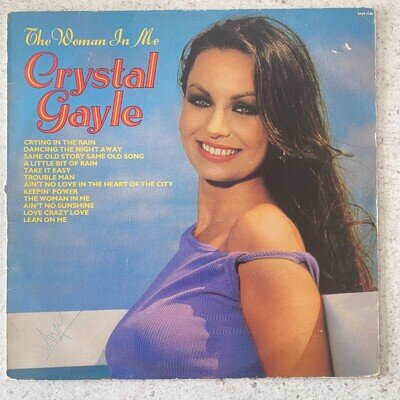 Crystal Gayle, The Woman In Me - Country Vinyl LP Record 1985 (SHM 3166)
