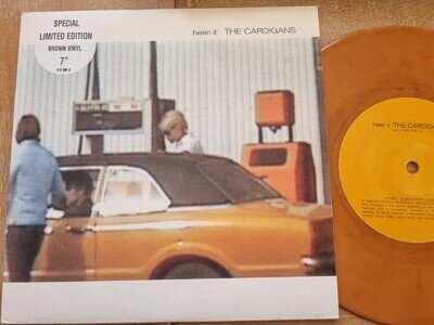 THE CARDIGANS - Been It 7" Single Limited Edition BROWN VINYL 1996 Indie EX/EX