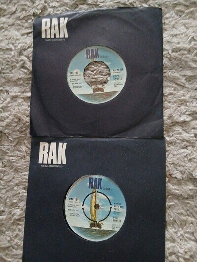 COZY POWELL - DANCE WITH THE DEVIL & NA NA NA 7" SINGLES
