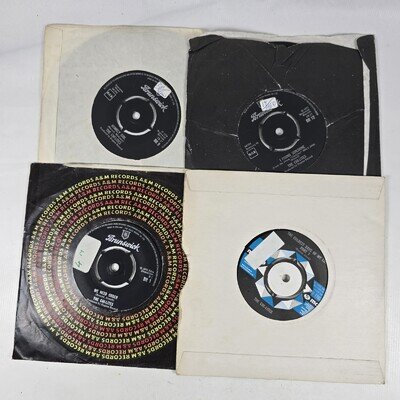 Chi-Lites 7" Single Record Bundle 4 Records VG+ Brunswick MCA