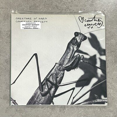 Courtney Barnett SIGNED Creature of Habit Another Beautiful Day Caramel Vinyl LP