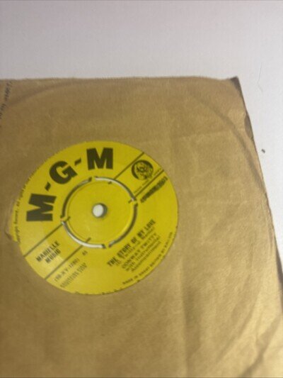 Conway Twitty The Story Of My Love 7" 45rpm MGM K12748