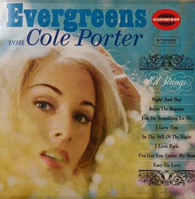 101 Strings-Evergreens Von Cole Porter 1965 Vinyl LP Album. Somerset 639.