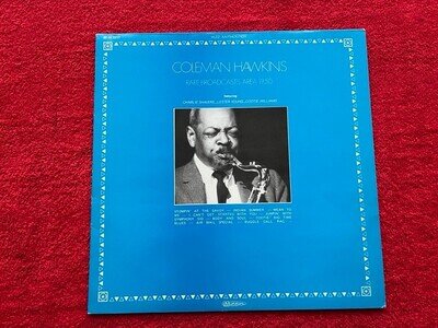 Coleman Hawkins ~ Rare Broadcasts Area 1950 ~ FRANCE VINYL LP RECORD JA 5217 EX
