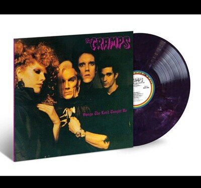 THE CRAMPS - SONGS THE LORD TAUGHT US LIMITED PURPLE VINYL LP 2024 New & Sealed