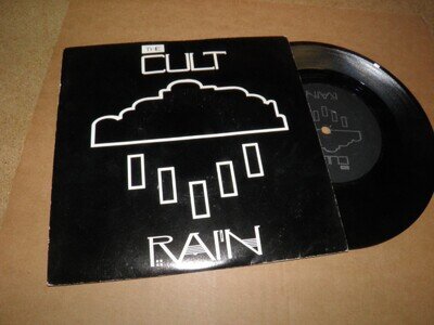 THE CULT- RAIN VINYL 7" 45RPM PS