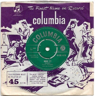 Move It! by Cliff Richard & The Drifters 7" 45RPM single 1958 DB 4178 *EX*