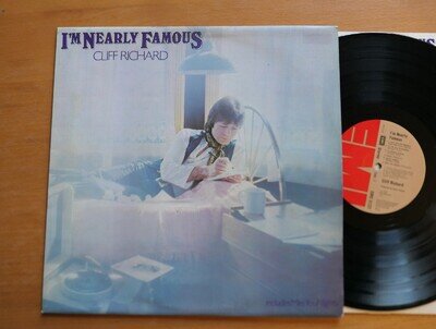 Cliff Richard I'm Nearly Famous 1976 EX Vinyl EMI EMC 3122