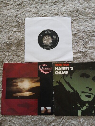 Clannad 3 7" Viny Singles - In a lifetime , Harry's Game