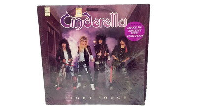 Cinderella NIght Songs 830 076-1-M-1 Mercury Hard Rock Vinyl LP 1986
