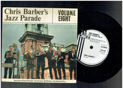 CHRIS BARBER'S JAZZ BAND JAZZ PARADE VOL 8 EP