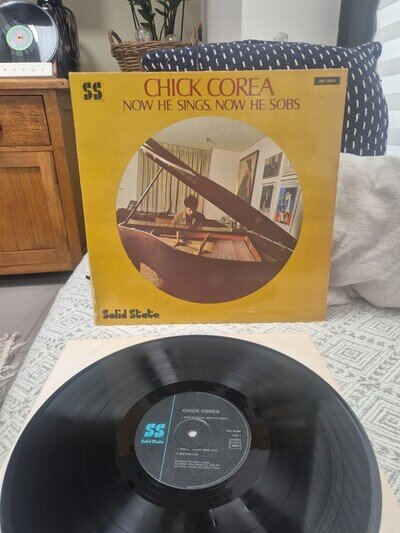 Chick Corea – Now He Sings Now He Sobs SOLID STATE SSF1839 lp Near Mint