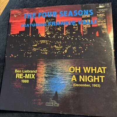 The Four Seasons - Oh what a Night 12' Vinyl Single, Holland 3 track