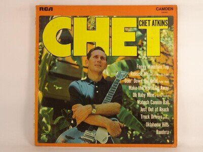CHET ATKINS CHET (396) 10 Track LP including Picture Sleeve RCA
