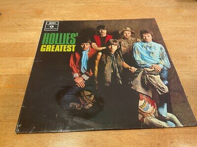 The Hollies Hollies' Greatest 12” Vinyl LP PCS7057 STEREO 1968 VG / VG+