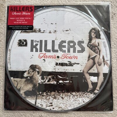 The Killers Sam's Town Vinyl LP Picture Disc + Poster / As New First Pressing