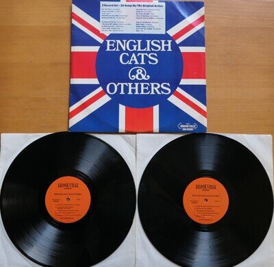 English Cats & Others Zombies Them Cat Stevens etc 2LP Vinyl Brookville 3400