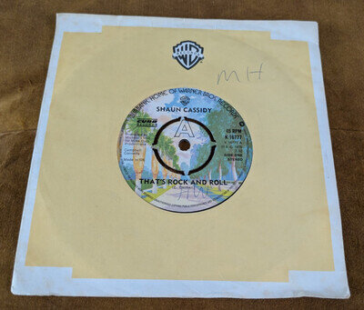 SHAUN CASSIDY - THAT'S ROCK AND ROLL/AMBLIN' 7" Vinyl Single 45rpm