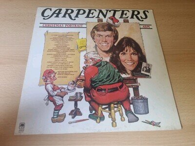 Carpenters Christmas Portrait Vinyl Record A&M Records 1978 LP Album