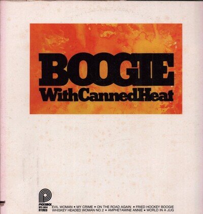 Canned Heat Boogie With LP vinyl USA Pickwick 1978 with company inner - has