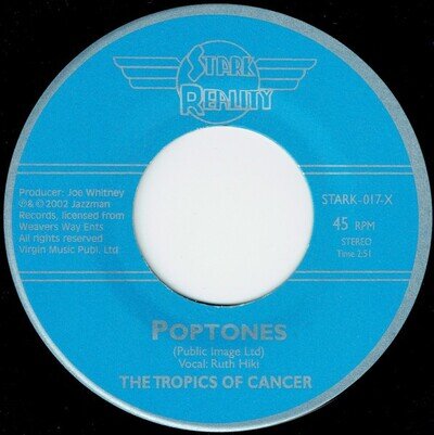 The Tropics Of Cancer - Poptones / Sylvia's Gate (7") (Near Mint (NM or M-)) - 2