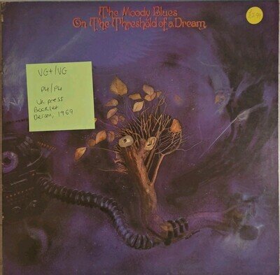 The Moody Blues On The Threshold Of A Dream Vinyl Record VG+/VG SML1035 1969