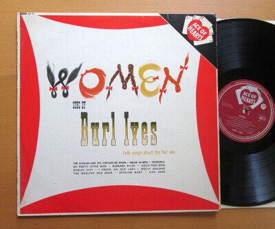 Women Sung By Burl Ives Folk Songs Decca Ace Of Hearts AH 71 Vinyl LP