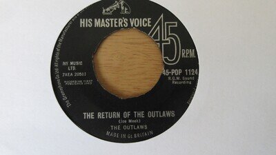 The Outlaws Return of the Outlaws 7" 1963 **VG+**