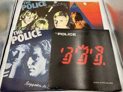 The Police Zendatta Mondatta, Outlandos d'Amour, Regatta & Ghost Vinyl Record