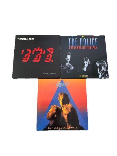 The Police LPs X3 Ghost In The Machine Zenyatta Mondatta Every Breath You Take
