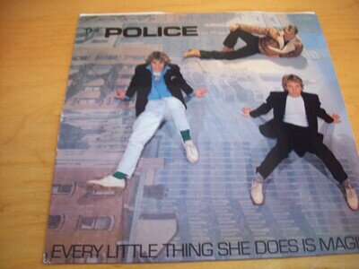 THE POLICE- EVERY LITTLE THING SHE DOES IS MAGIC VINYL 7" 1981 -VG+/VG+
