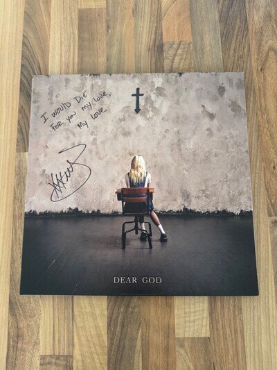 Taylor Momsen PERSONALLY SIGNED Dear God Vinyl Poltergeist The Pretty Reckless