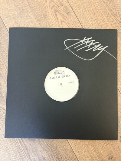 The Pretty Reckless, Dear God White Label Vinyl signed Taylor Momsen In Hand ✅