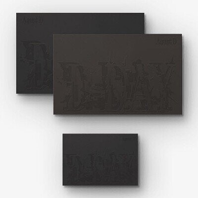 BTS SUGA AGUST D [D-DAY] Album 3 Ver SET(VER 01+VER 02+WEVERSE)+GIFT OFFICIAL