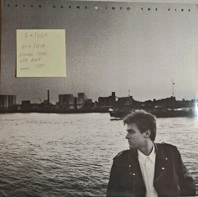 Bryan Adams Into the Fire Vinyl Record EX/VG+ SP3907 1987