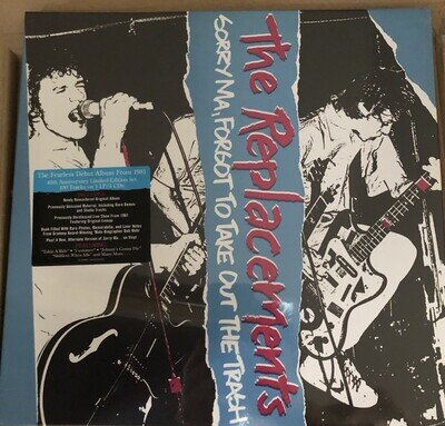 REPLACEMENTS- Sorry Ma, Forgot To Take Out The Trash LP Vinyl/4-CD +Live NEW