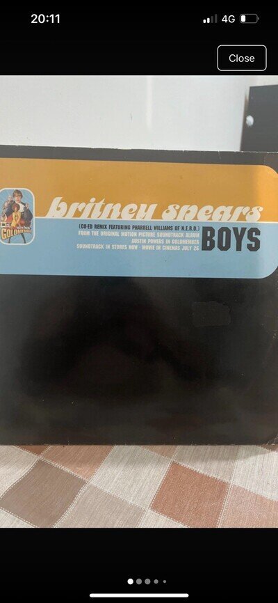 Britney Spears Vinyl Record 12 Remix