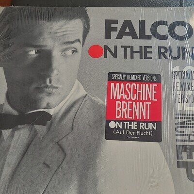 Falco Maschine Brennt / On The Run (Auf Der Flucht) Remixed Record