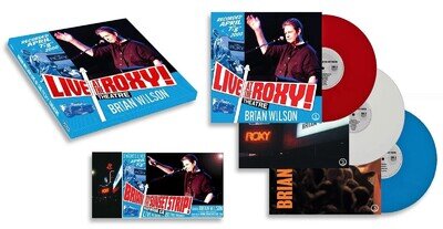 BRIAN WILSON LP x 3 Live at the Roxy Theatre BOX SET RED BLUE WHITE VINYL Seale