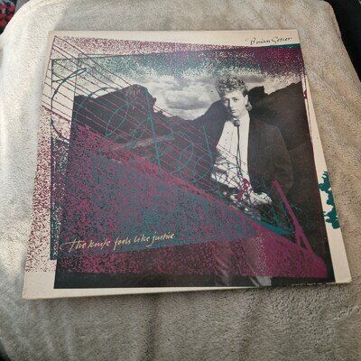 Brian Setzer The Knife Feels Like Justice UK vinyl LP 1986 EMI