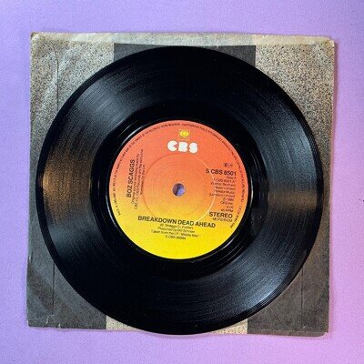Boz Scaggs, Breakdown Dead Ahead, 7" Vinyl Single Record