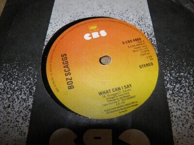 BOZ SCAGGS- WHAT CAN I SAY VINYL 7" 45RPM CO