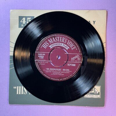 Boston Promenade Orchestra, Der Rosenkavalier Waltzes, EP 7" Vinyl Single Record