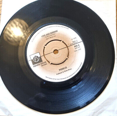 Poodles – Chicago Box Car (Boston Back) 1975 7” Private Stock – PVT 9 Rock Wave