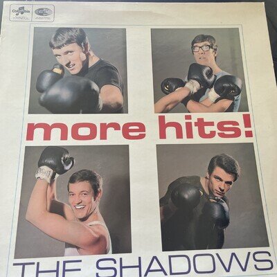 THE SHADOWS More Hits! 1965 UK VINYL LP columbia record best of mono