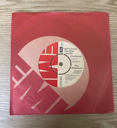 Theme from the Deer Hunter (Cavatina) by The Shadows - 45 RPM Vinyl Record 1979